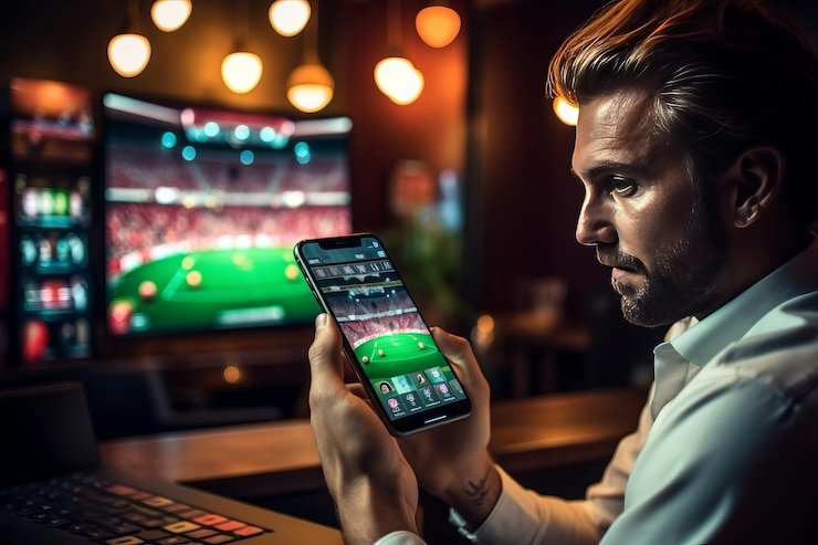 Suasana meja Baccarat digital bernuansa elegan